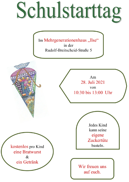 Schulstarttag Flyer 28 07 2021